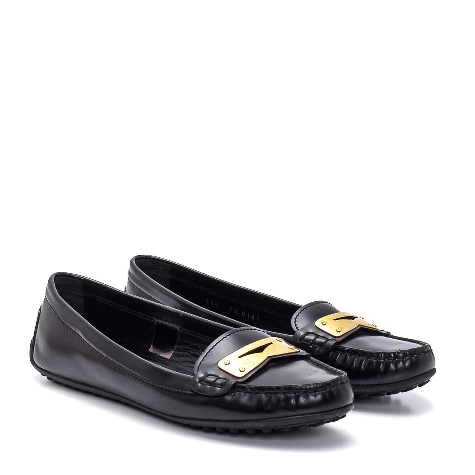 Louis Vuitton - Black Patent Leather Loafers